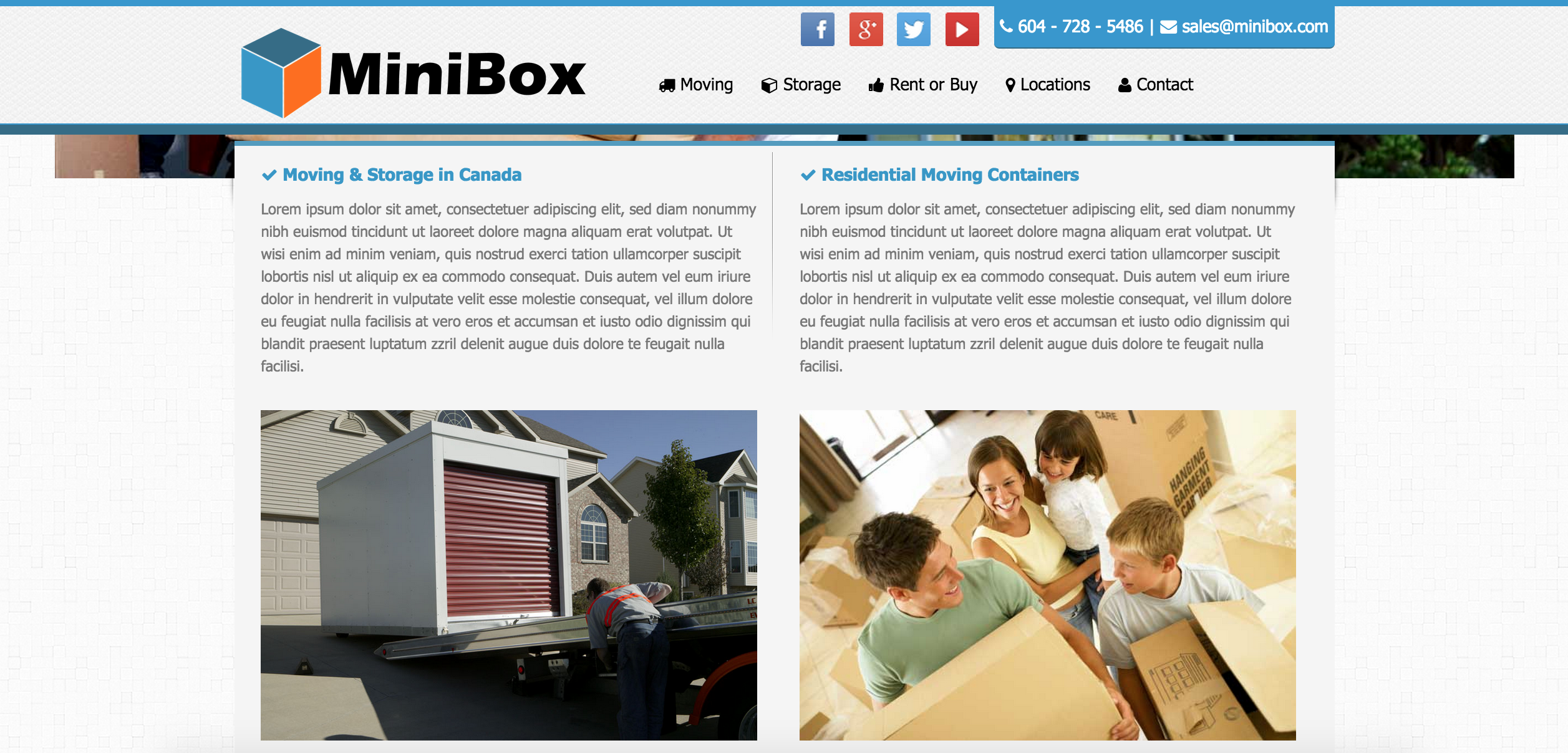 MiniBin Website