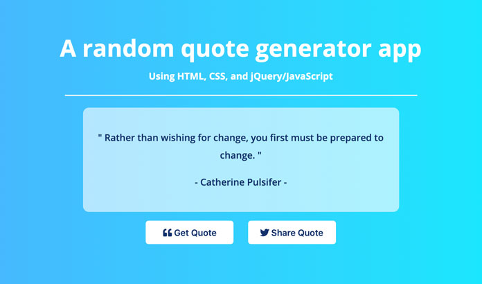 Random Quote Generator