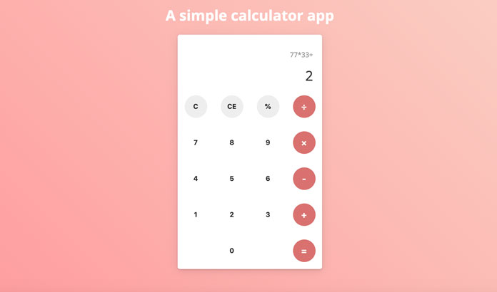 Simple Calculator App